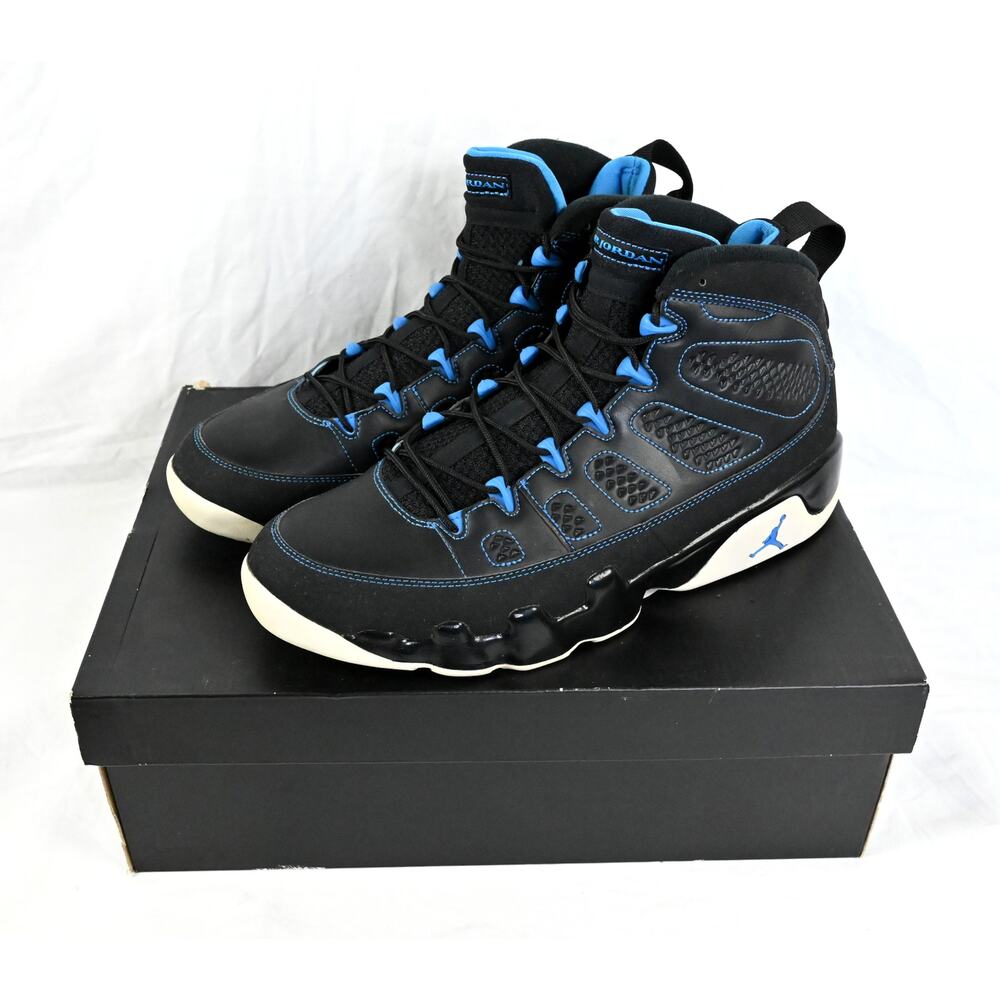 Nike Air Jordan 9 Retro Photo Blue Men's 12 302370 007 w/ Box